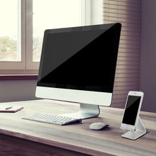 Universal Aluminum Metal Mobile Phone Tablet Desk Holder Stand for iPhone 7 / 7 Plus 6s 6 5s 5 Cellphone for Kindle Ebook