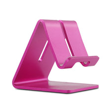 Universal Aluminum Metal Mobile Phone Tablet Desk Holder Stand for iPhone 7 / 7 Plus 6s 6 5s 5 Cellphone for Kindle Ebook