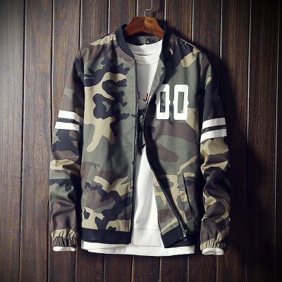 NEW 2017 Mens Camouflage Bomber Jacket