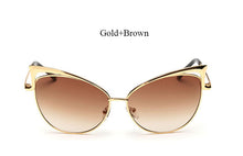 **NEW STOCK** 2017 Fashion Cat Eye Rose Gold Mirror Sunglasses