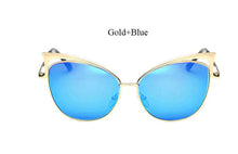 **NEW STOCK** 2017 Fashion Cat Eye Rose Gold Mirror Sunglasses