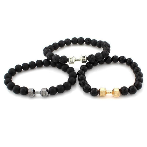 **NEW ARRIVAL** The 'Live Life' Dumb Bell Fitness Bracelet