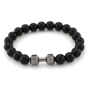 **NEW ARRIVAL** The 'Live Life' Dumb Bell Fitness Bracelet