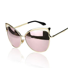 **NEW STOCK** 2017 Fashion Cat Eye Rose Gold Mirror Sunglasses