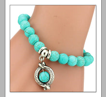 Boho Vintage Turquoises Charms Bracelet FREE