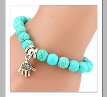 Boho Vintage Turquoises Charms Bracelet FREE