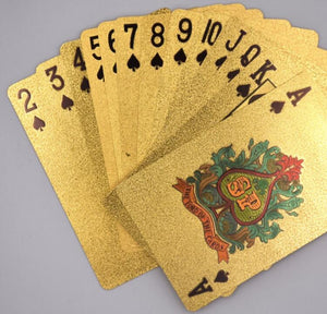 Gold Foil Playing Cards