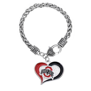 ***HOT HOT HOT*** Ohio State Buckeyes Charm Bracelet