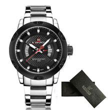 The 'Navy' Mens Watch - Top Luxury Brand Full Steel Quartz Watch