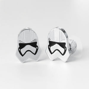 Classic Star Wars Designer Silver Plated Vintage Jewelry Cuff Links