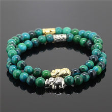 **SPECIAL PROMOTION** 2pcs Lux Onyx Pearl Elephant Charm Bracelet Set - Distance Bracelet