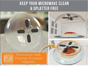 **Back In Stock** -  The Magnetic Microwave Splatter Cover